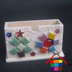 馬賽克磁磚便條盒DIY聖誕節材料包((購買20份以上每份特價45元) A228[A228]