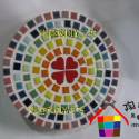 馬賽克磁磚圓形鍋墊DIY材料包 R252[R252]